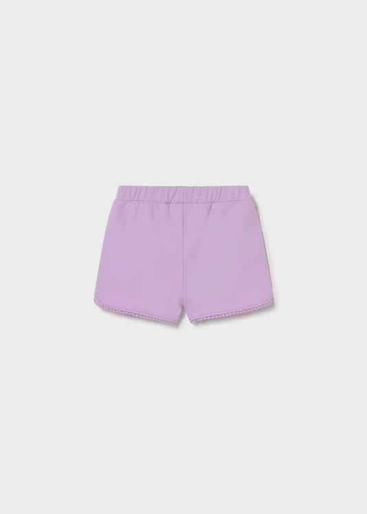 Mayoral 603 Lilac Baby French Terry Shorts