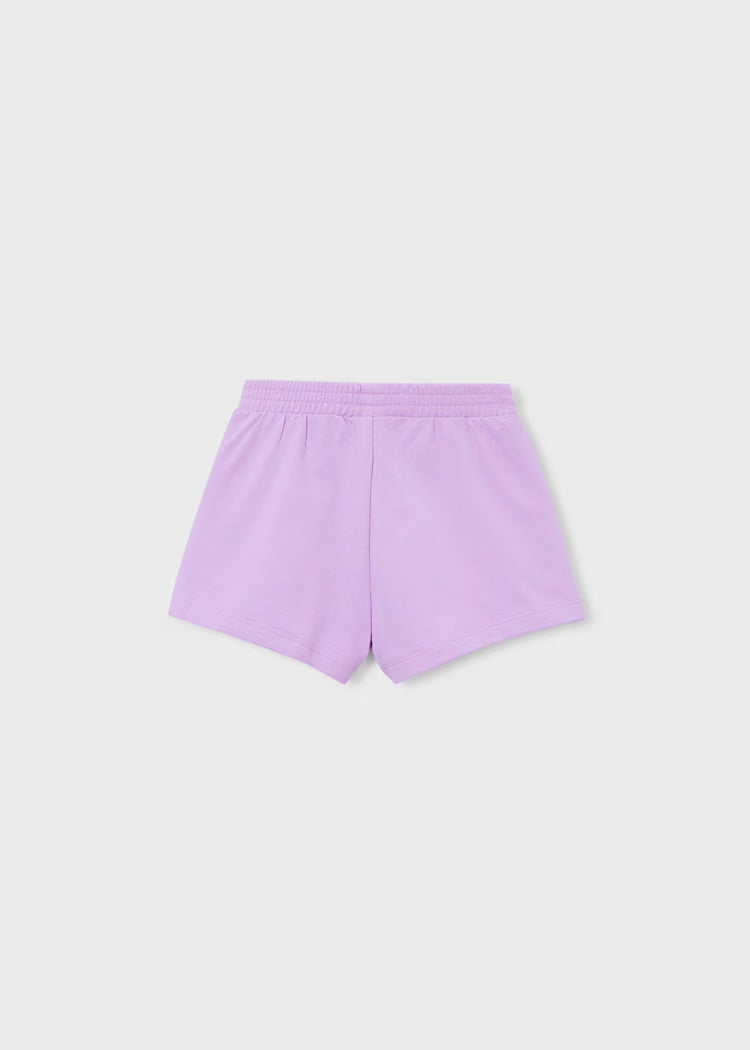 Mayoral 607 Lilac Girl French Terry Shorts