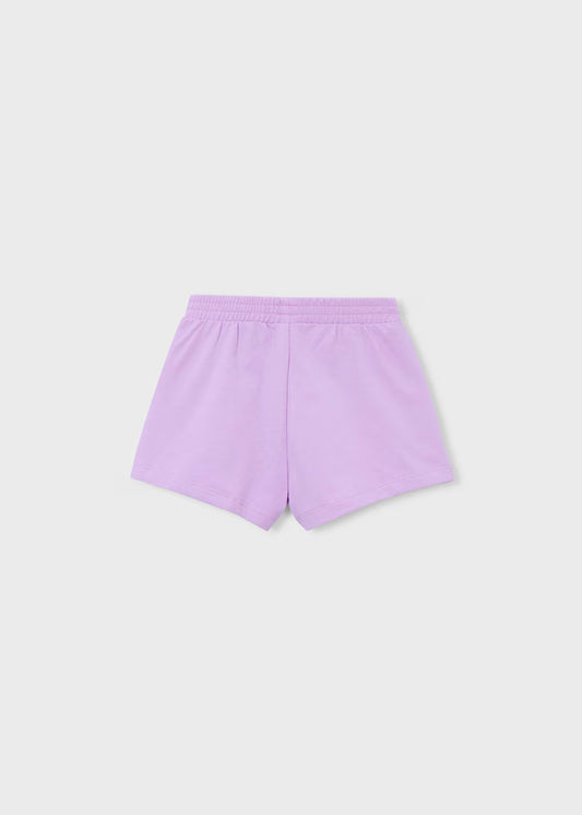 Mayoral 607 Lilac Girl French Terry Shorts