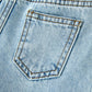 Girls Light Wash Bow Applique Relaxed Denim Jeans