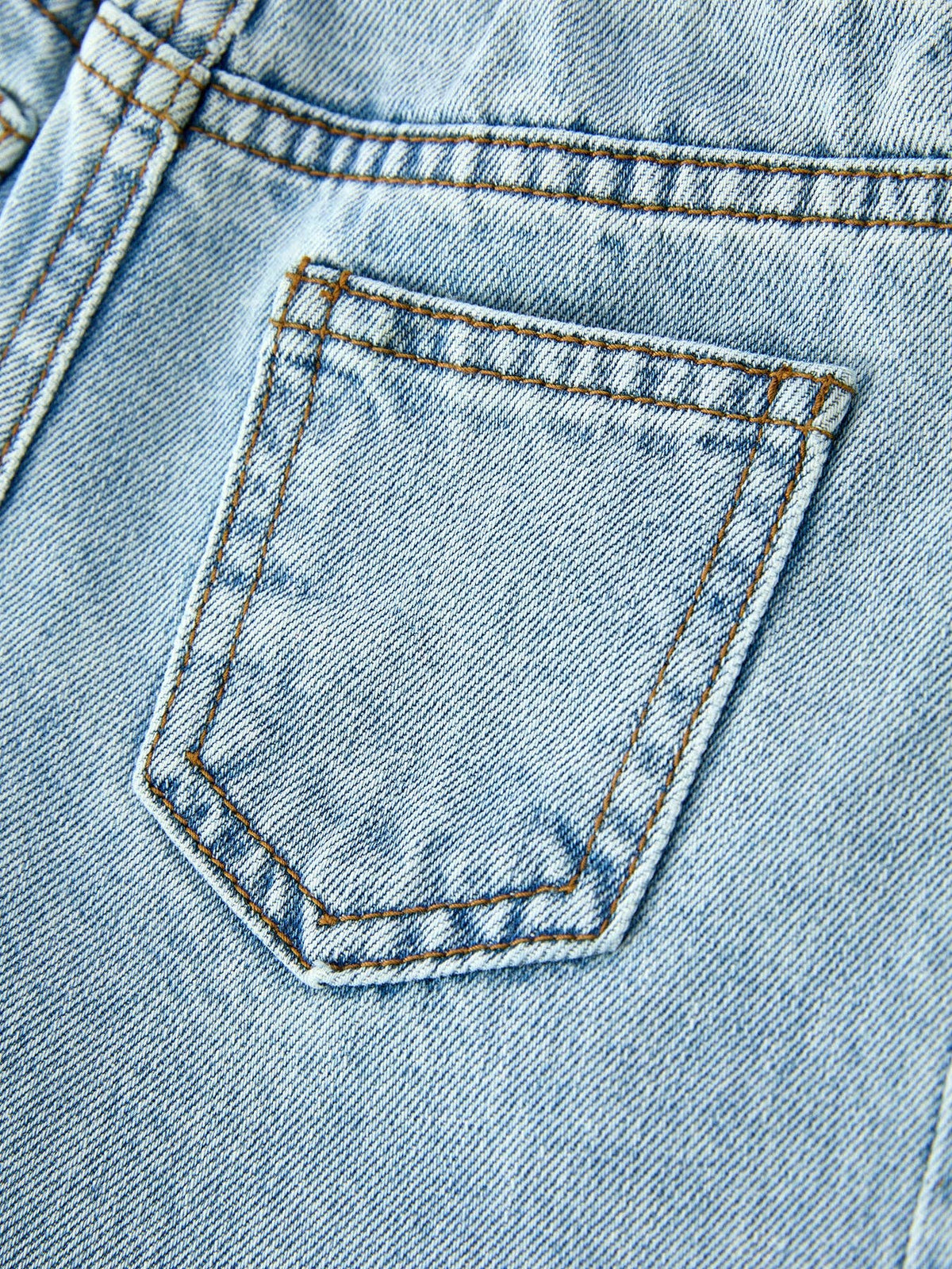 Girls Light Wash Bow Applique Relaxed Denim Jeans