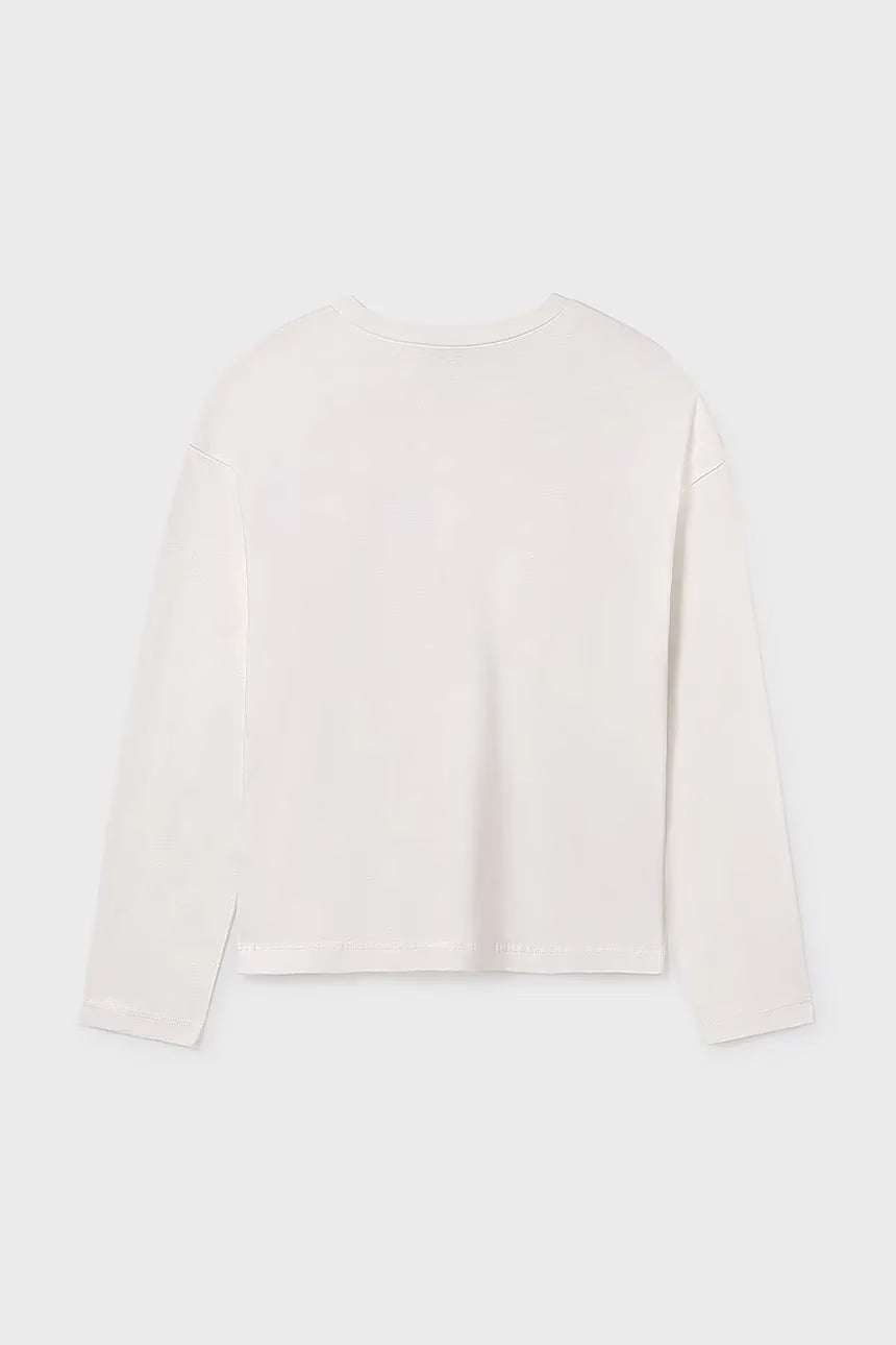 Mayoral 7024 Look At The World Long Sleeve Tee