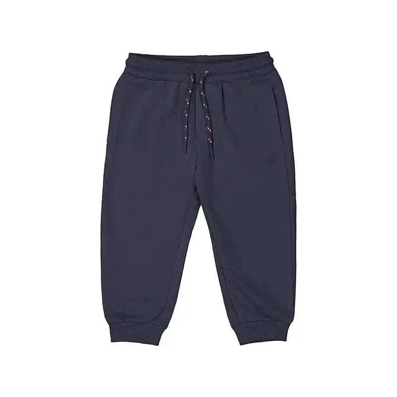 Mayoral 704 Blue Fleece Cuffed Joggers