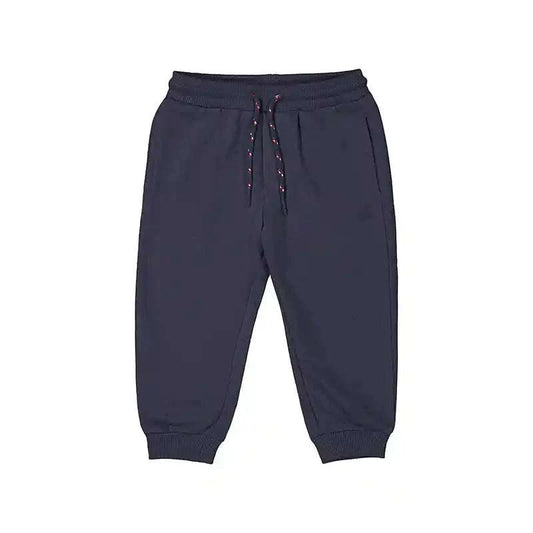 Mayoral 704 Blue Fleece Cuffed Joggers