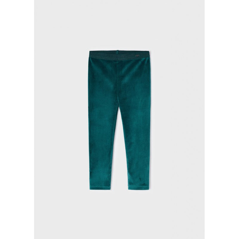 Dark Green Velvet Leggings