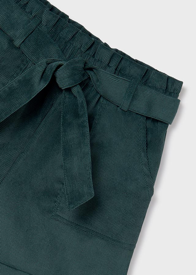 Pine Green Corduroy Shorts