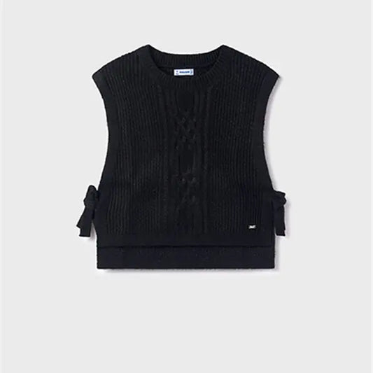 Black Sweater Knit Vest