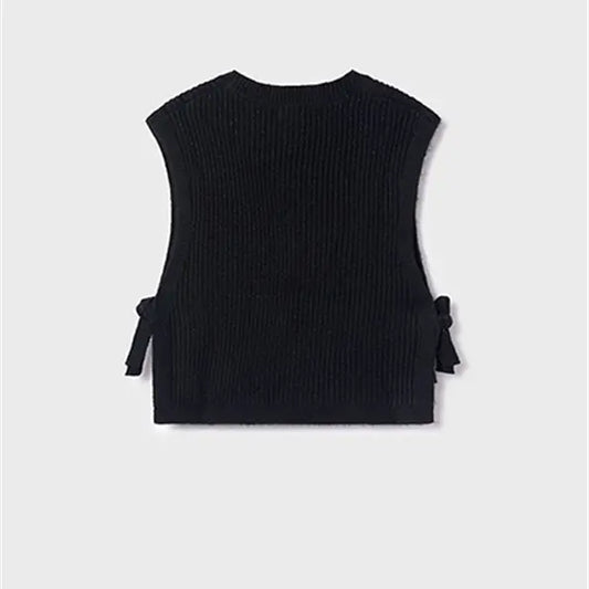 Black Sweater Knit Vest