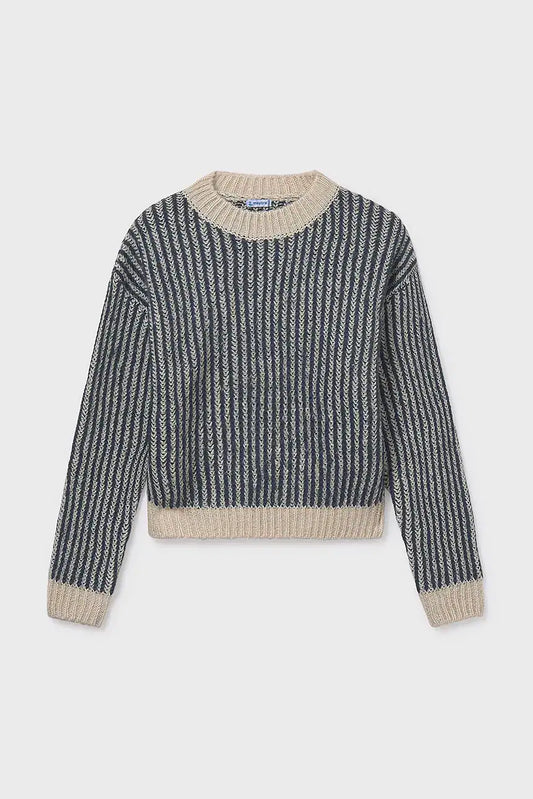 Mayoral 7315 Stripe Sweater