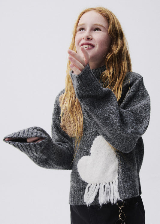 Mayoral 7340 Hearts Sweater
