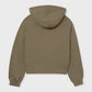 Mayoral 7439 Olive French Terry Zippered Jacket