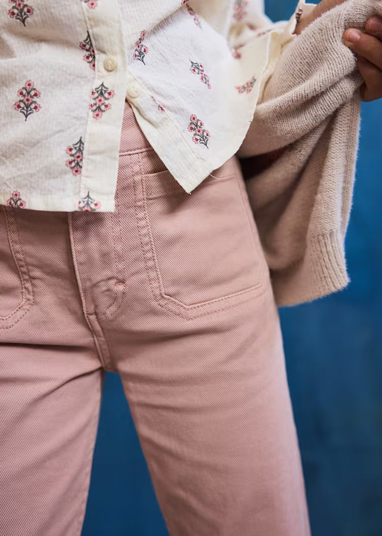 Mayoral 7501 Pink Twill Flare Pants