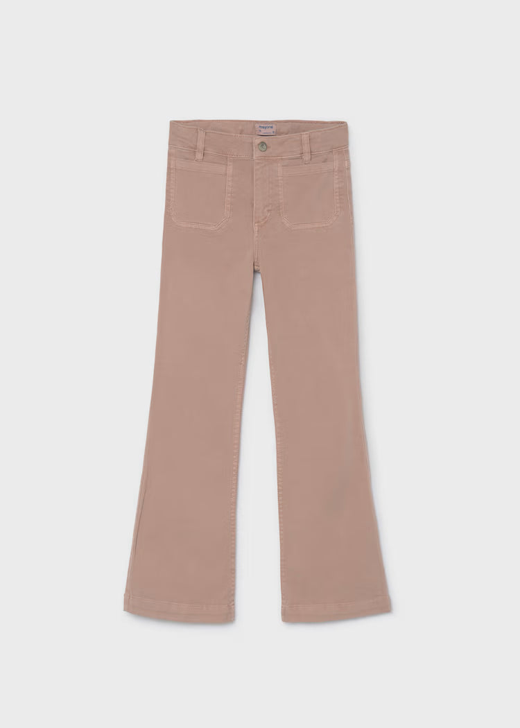 Mayoral 7501 Pink Twill Flare Pants