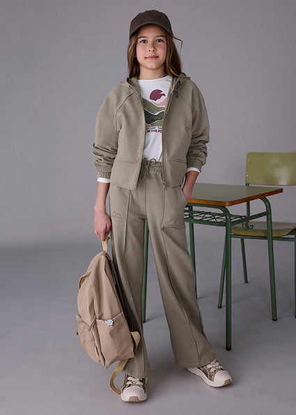 Mayoral 7579 Olive French Terry Trouser Pants