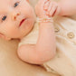 14K Gold-Plated Pink Pearl Baby or Girls Bracelet