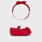 Red Mary Janes and Bow Set