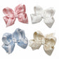 Grosgrain & Lace Layered Hair Bows on Alligator Clip
