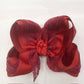 Grosgrain & Lace Layered Hair Bows on Alligator Clip