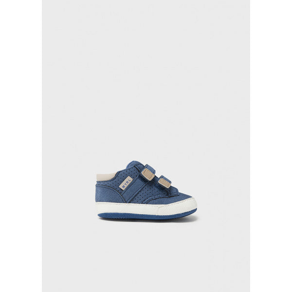 Infant Blue Velcro Tennis Shoes