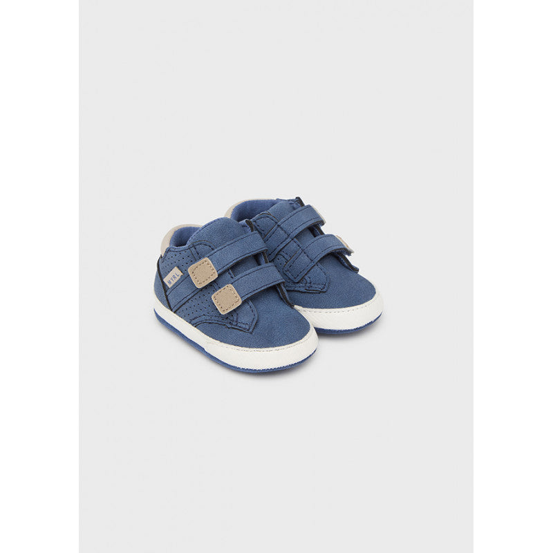 Infant Blue Velcro Tennis Shoes