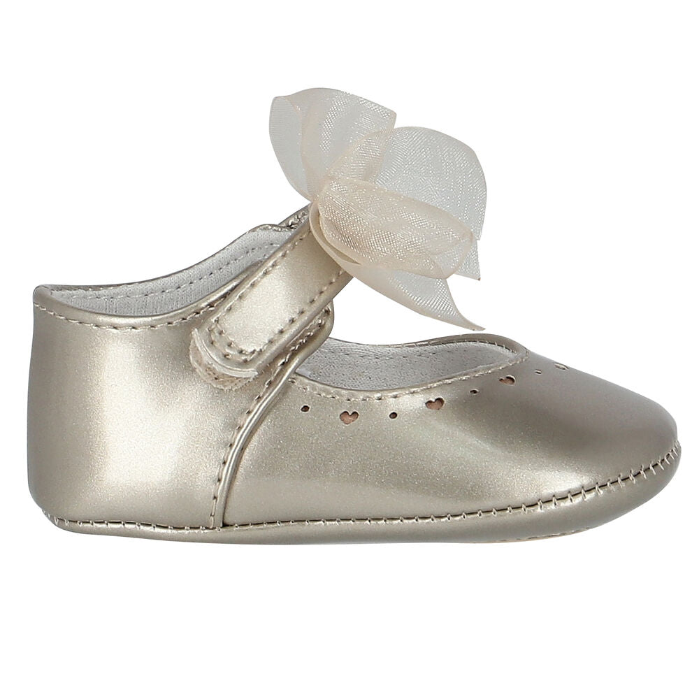 Infant Soft Gold Mary Janes