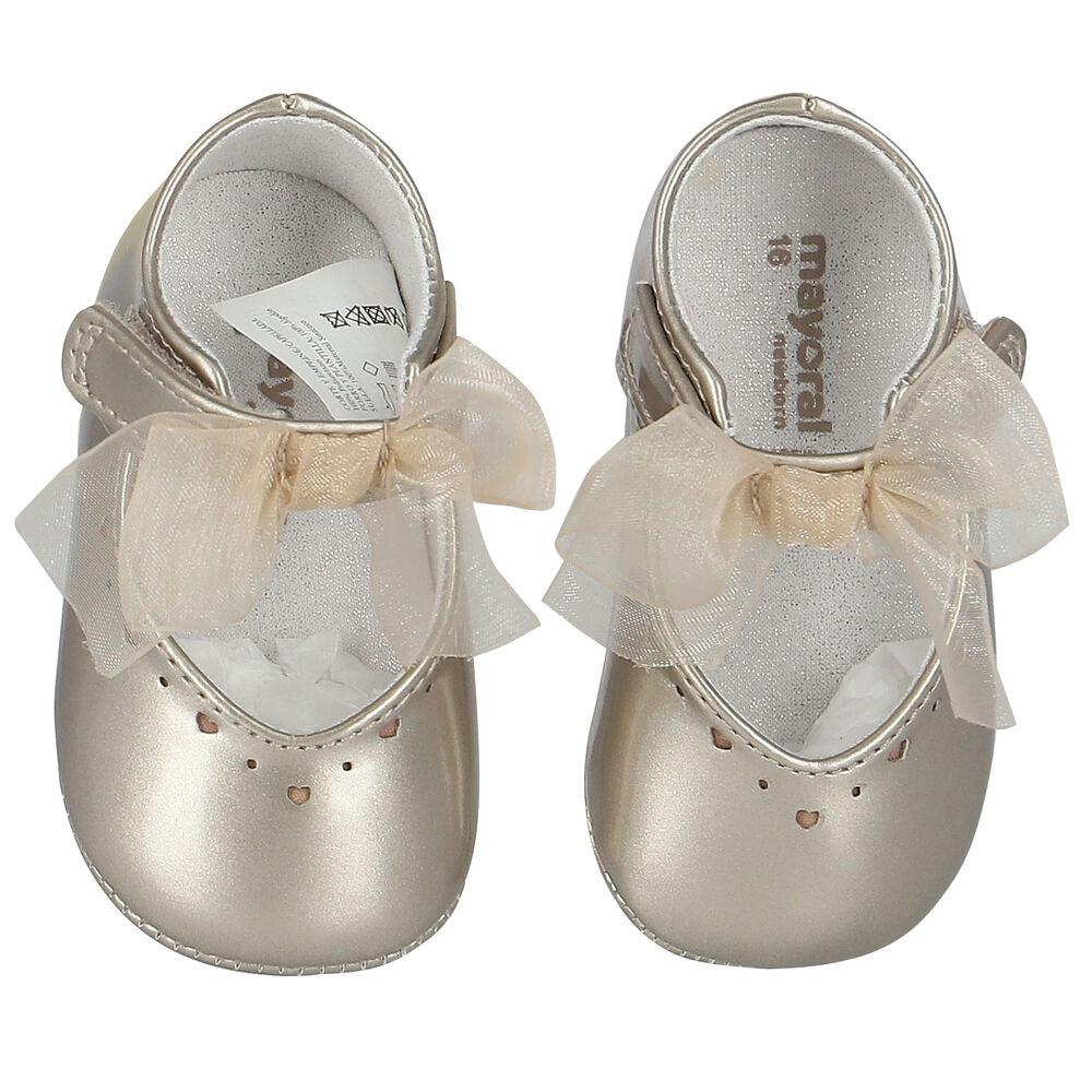 Infant Soft Gold Mary Janes