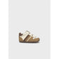Brown and Cream Sports Shoes with Velcro 9953 Mayoral