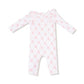 Ribbon Bow Trellis - L/S Ruffle Romper