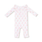 Ribbon Bow Trellis - L/S Ruffle Romper