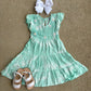 Mint Water Tie Dye Lizzy Dress