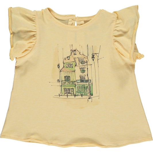 Sutton Yellow Building Tee