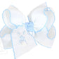 EMBROIDERED EASTER CROCHET EDGE BOWS