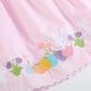 Pink Easter Applique Dress