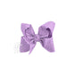 GLITTER METALLIC BOW ON CLIP