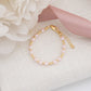 14K Gold-Plated Pink Pearl Baby or Girls Bracelet