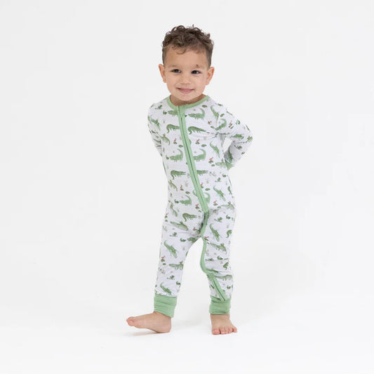 Crayon Alligators  Convertible Romper