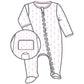 Amelia's Classics Zipper Footie