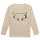Boys Performance Tee LS Vintage Antler Sand