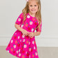 Apple of My Eye Short Sleeve Twirl Dress