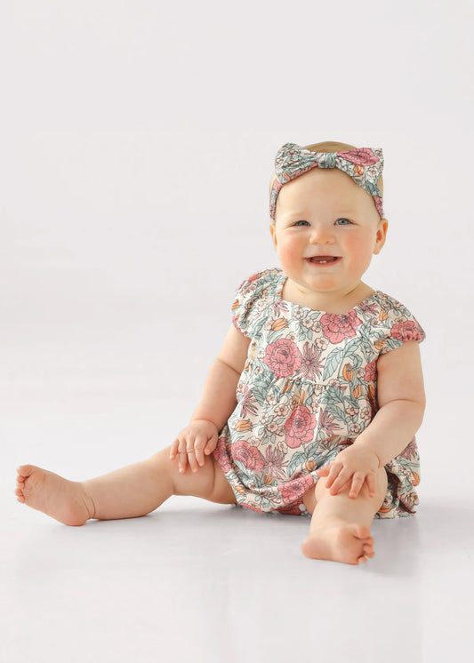 April Cap Sleeve Romper