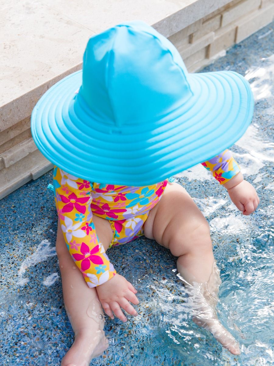 Bright Aqua Swim Hat