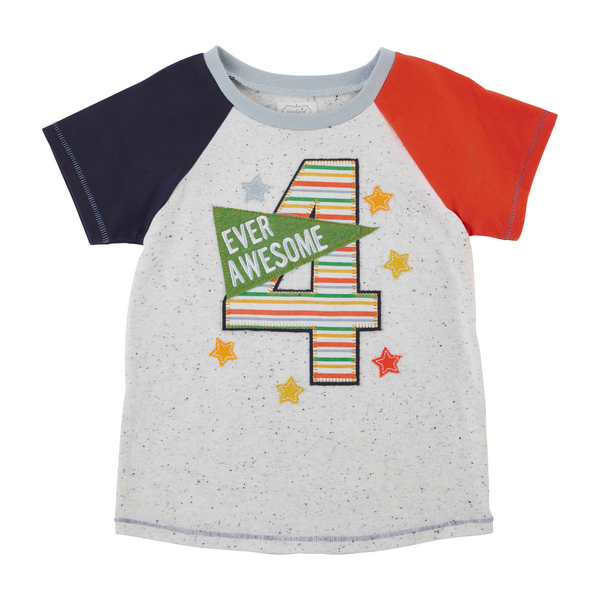 Boy Four Birthday Tee