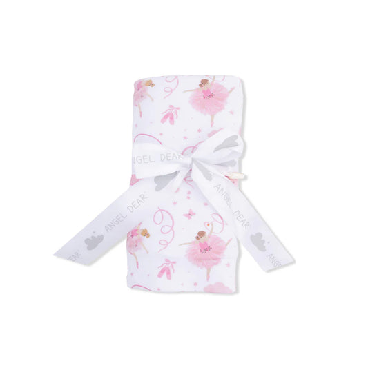 Ribbon Ballerinas  Swaddle Blanket