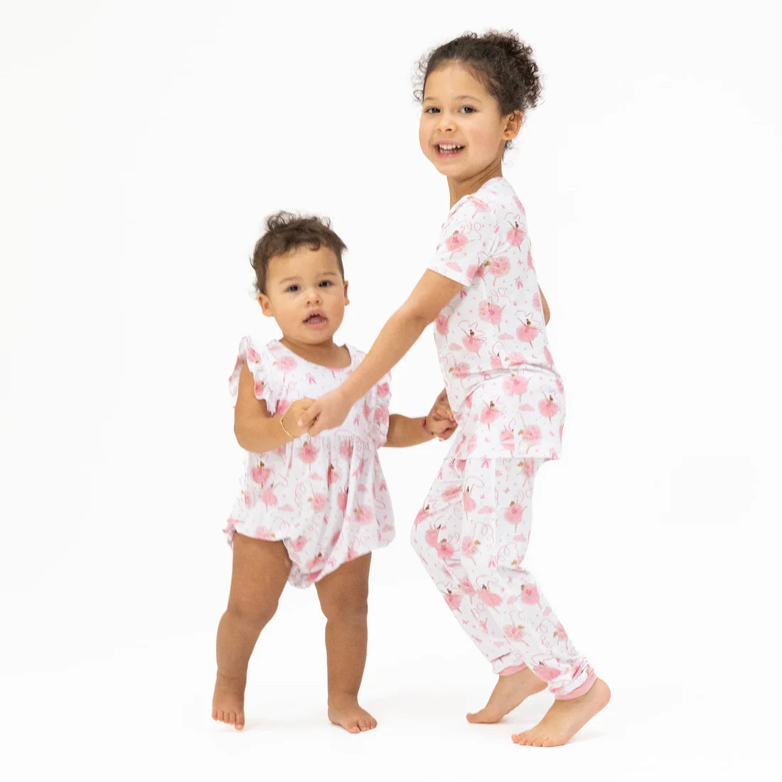 Ribbon Ballerinas  Ruffle Playsuit