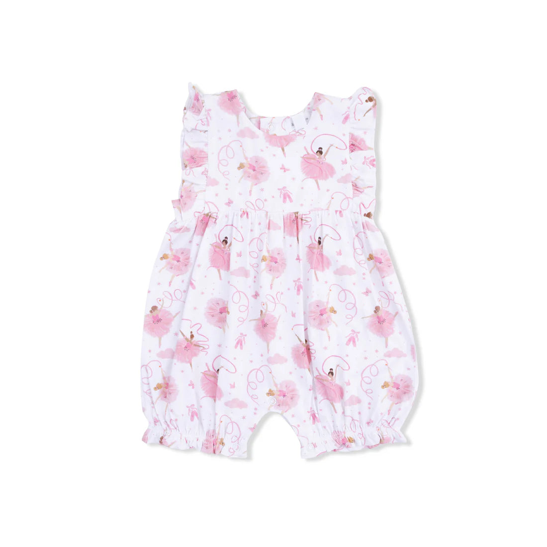 Ribbon Ballerinas  Ruffle Playsuit