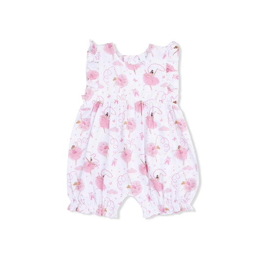 Ribbon Ballerinas  Ruffle Playsuit