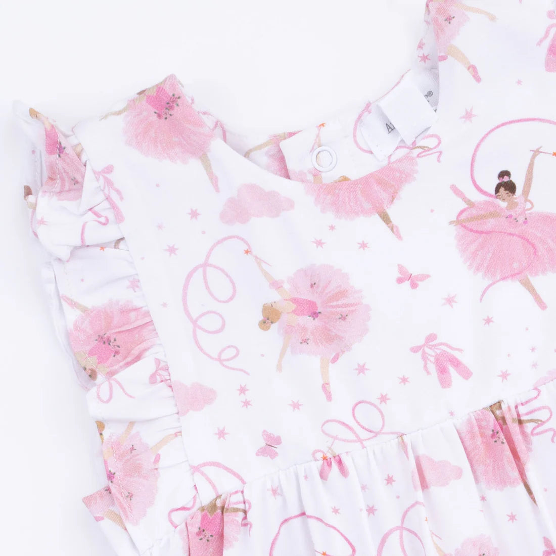 Ribbon Ballerinas  Ruffle Playsuit