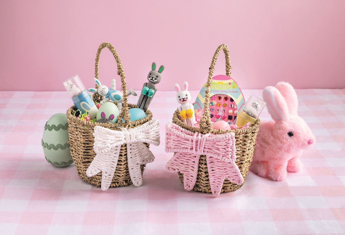 Woven Bow Easter Basket