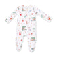 Beach Christmas - Bamboo  2 Way Zipper Footie
