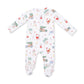 Beach Christmas - Bamboo  2 Way Zipper Footie
